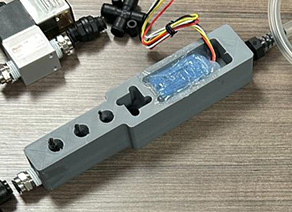 3D printed sampling port